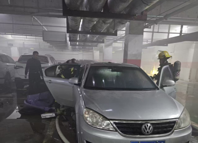 14分钟决胜火线！碧桂园物业深夜雷霆处置地下车库自燃火情